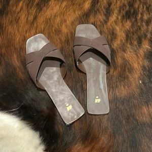 Never worn outside H&M slides